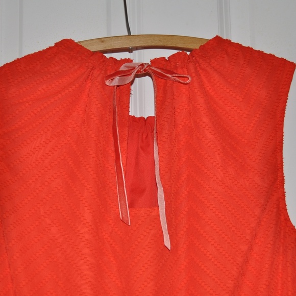 NEW A New Day Tomato Textured Chevron Dress [D2] - Picture 6 of 8